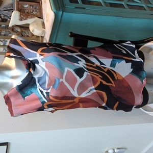 Donna Karen Sleeveless Cowl Neck Tank